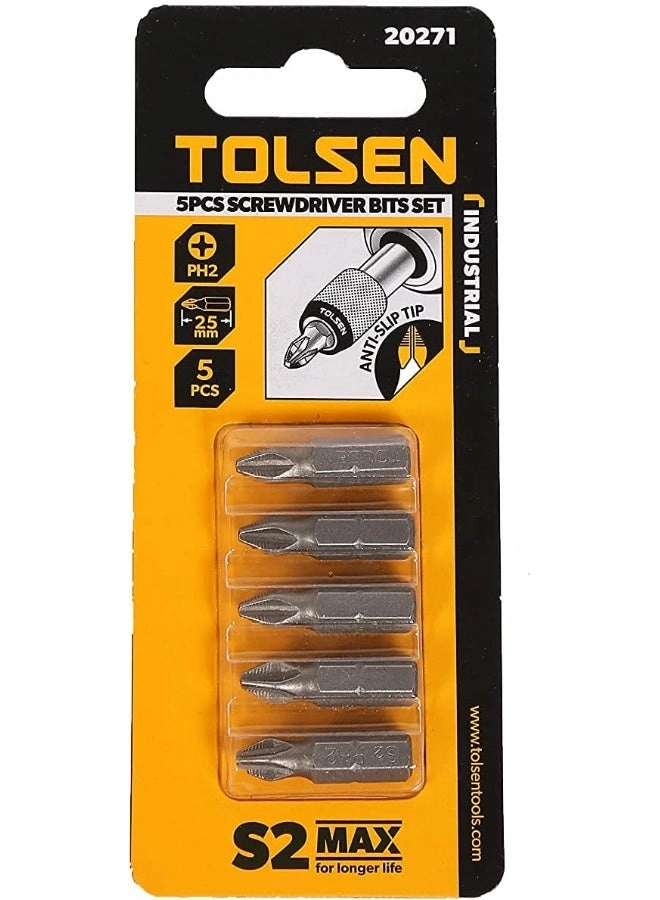 Screwdriver Bits Set - 5Pcs 25mm