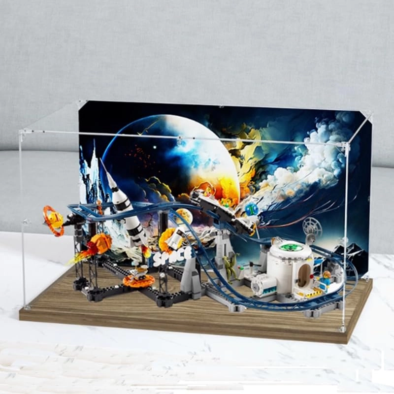 Clear Acrylic Display Case (31142) - Lego Creator Space Roller Coaster