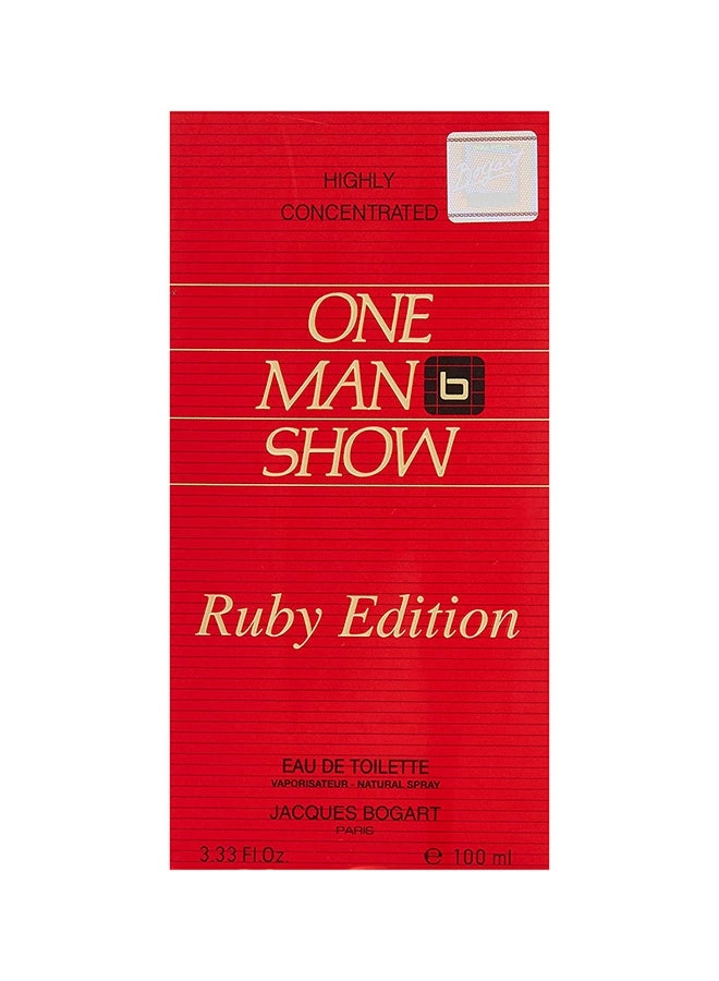 One Man Show Ruby Edition Eau de Toilette 100ml
