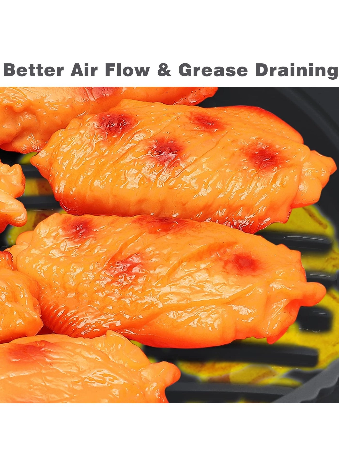 Air Fryer Silicone Liner - 8.5Inch 5qt to 8qt
