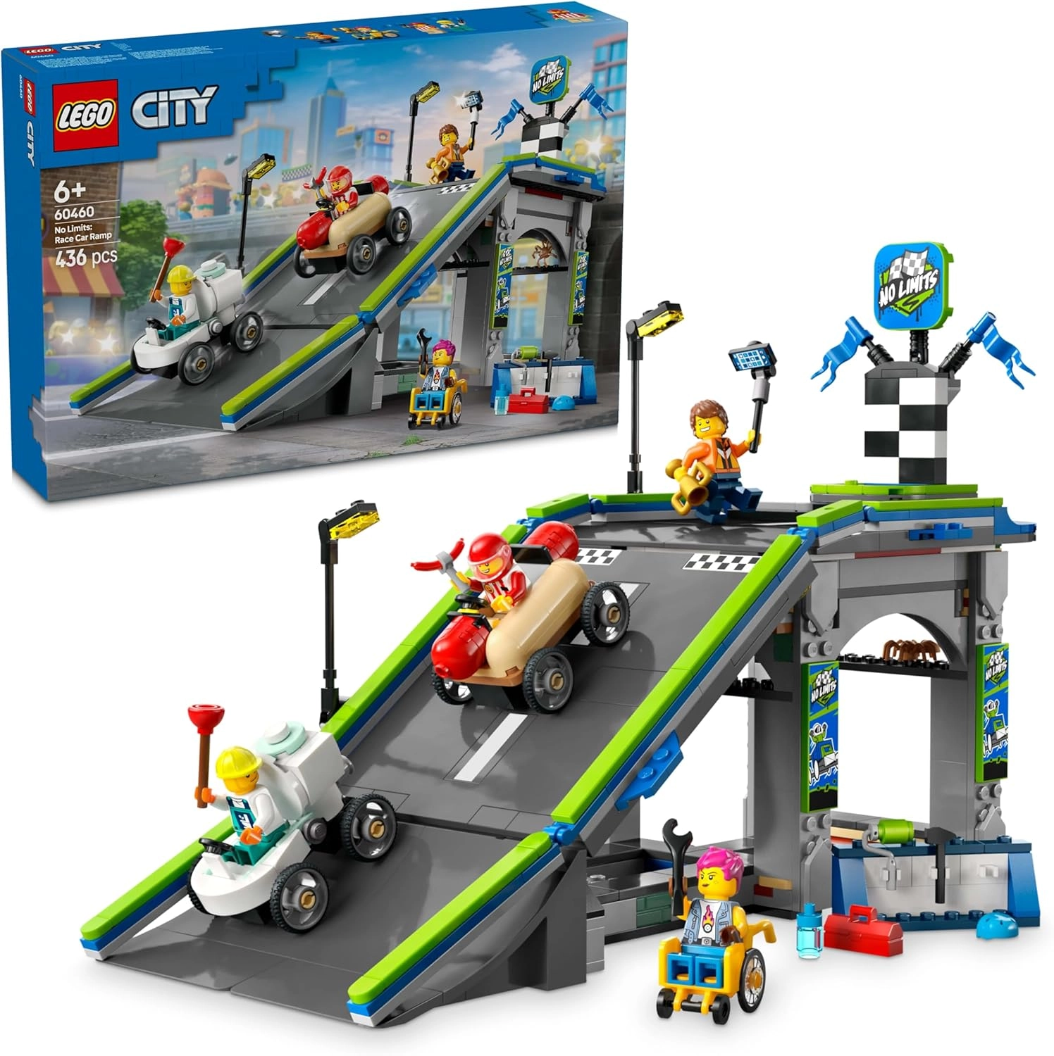 No Limits: Race Car Ramp Track