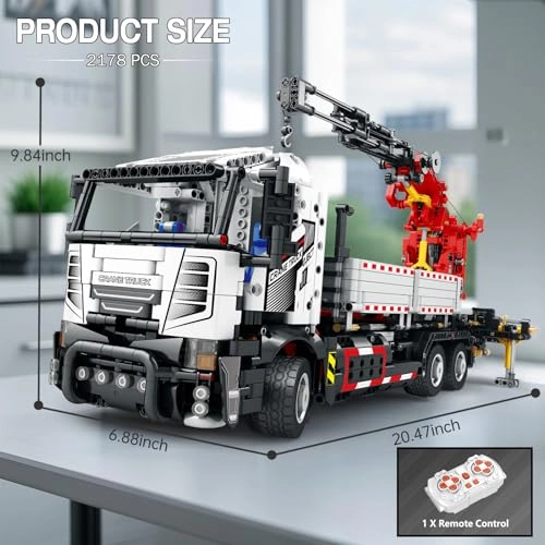 Multi Functional Crane Truck - 2178 pcs for ages 14+