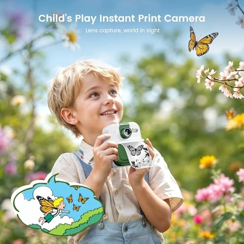 Kids Camera Instant Print - 1080P 16X Zoom