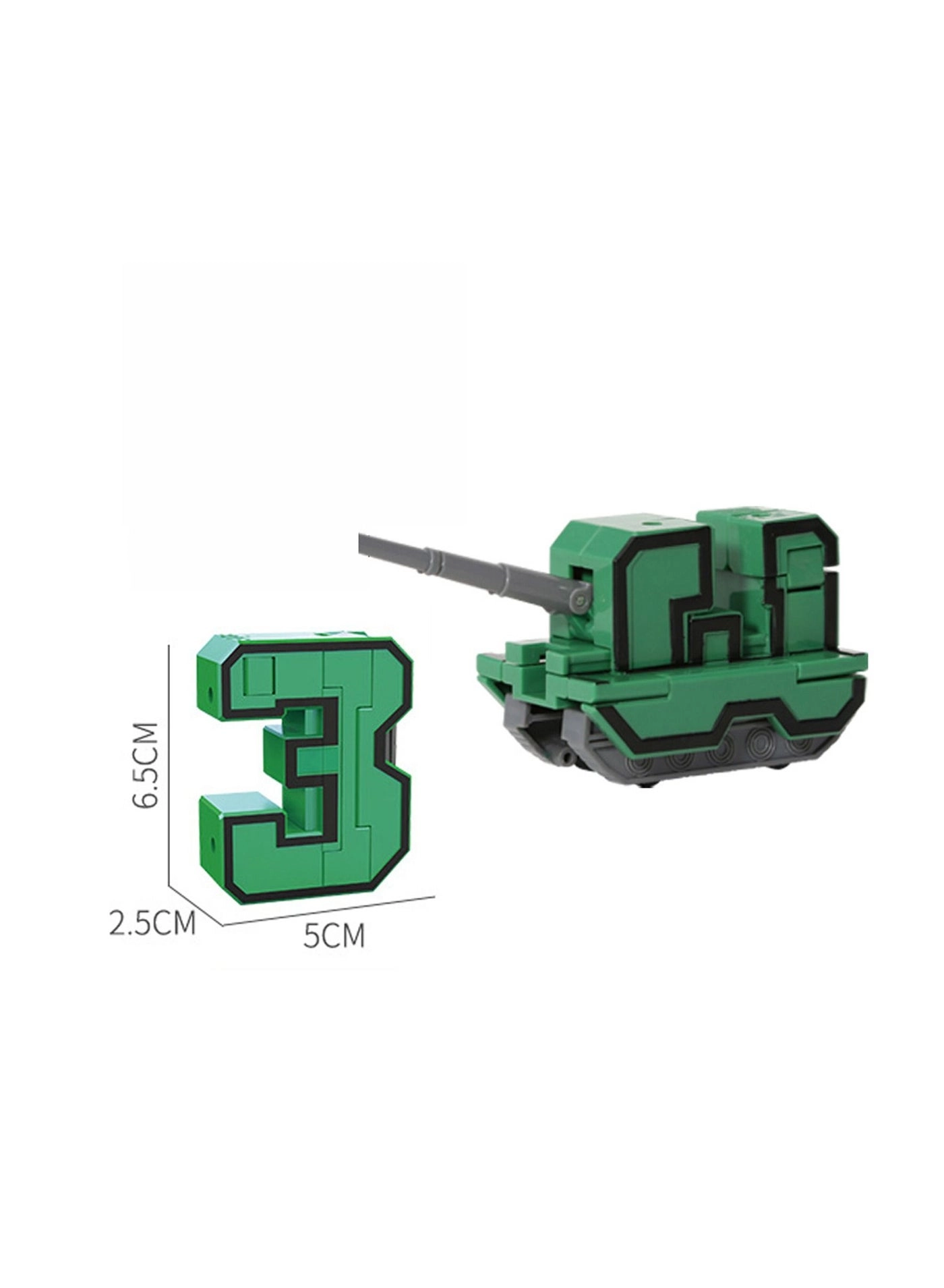 Number Robots - age 8-12 Blue/Green