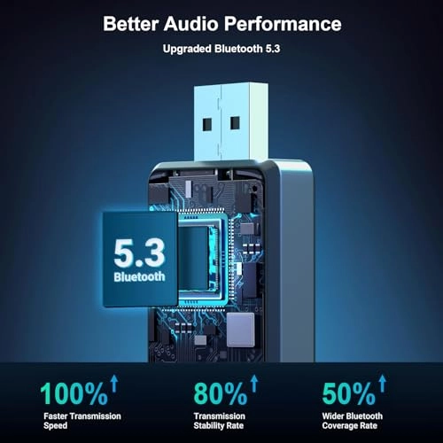 Wireless CarPlay and Android Auto Adapter - Wireless iPhone iOS 10+ Android 11+