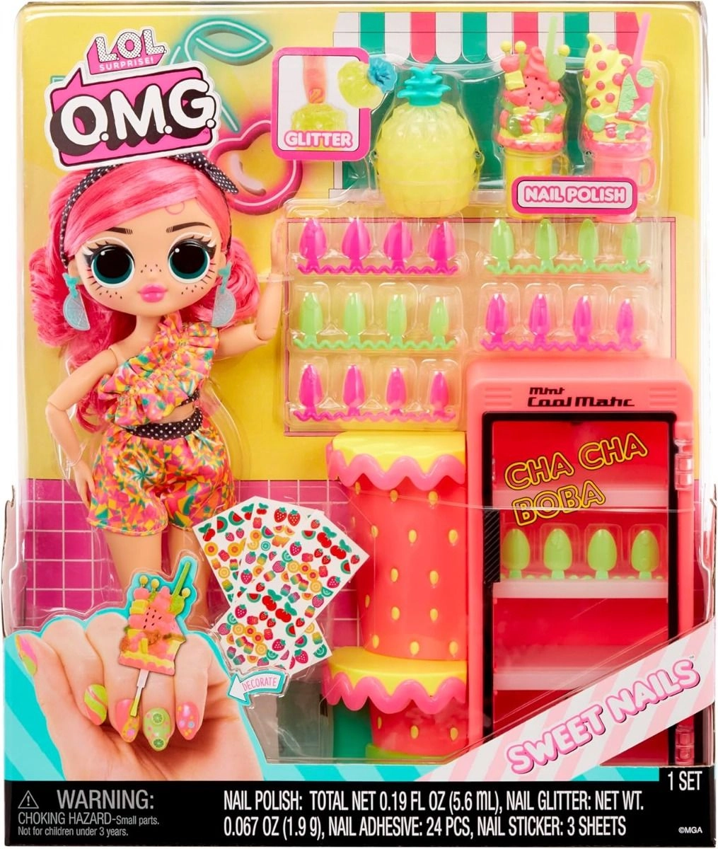 Pinky Pops Doll - Space-Themed Bright Pink Hair Ages 4+