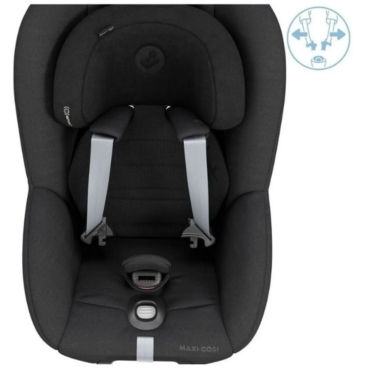 Pearl 360 Pro - Authentic Black 360° rotation 5 recline positions