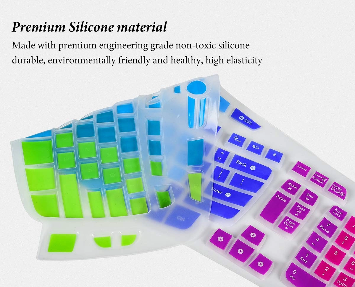 Keyboard Cover - K350 MK550 MK570 Ultra Thin Silicone Rainbow