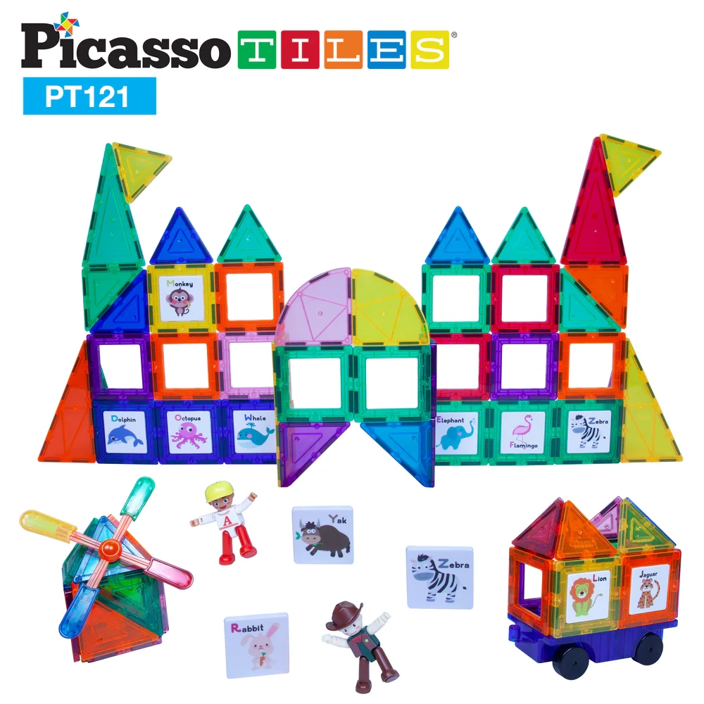 Magnetic Tiles - 121 pcs