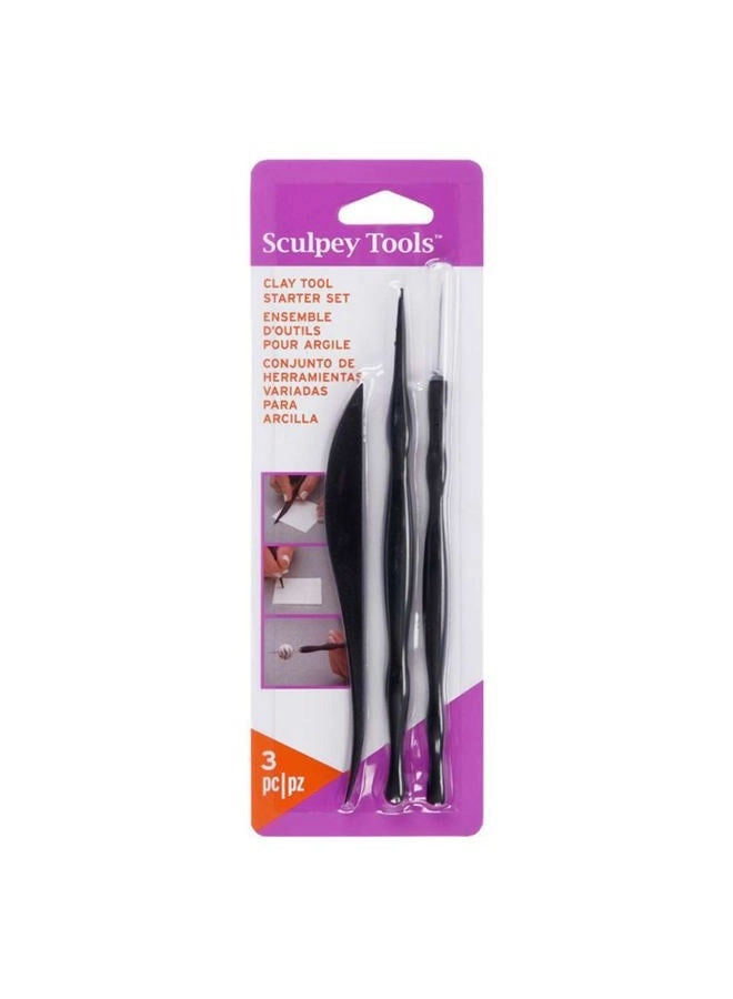 Clay tool Starter Set - M Transparent
