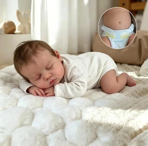 Loulou Reborn Baby Doll - 50 cm Full Silicone Ages 3+