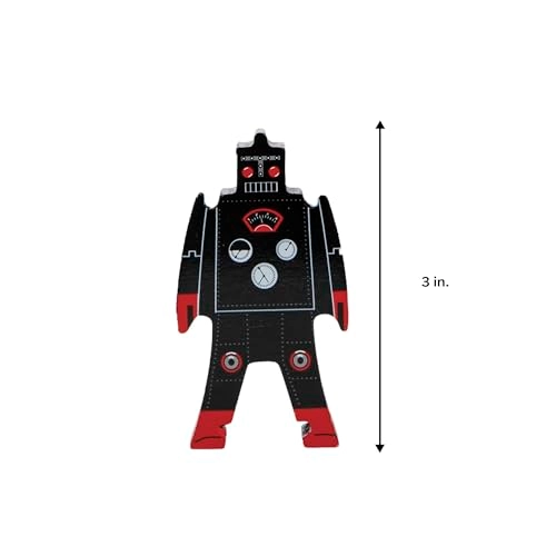 Wood Stacking Robot - 3 years and up 9 pieces
