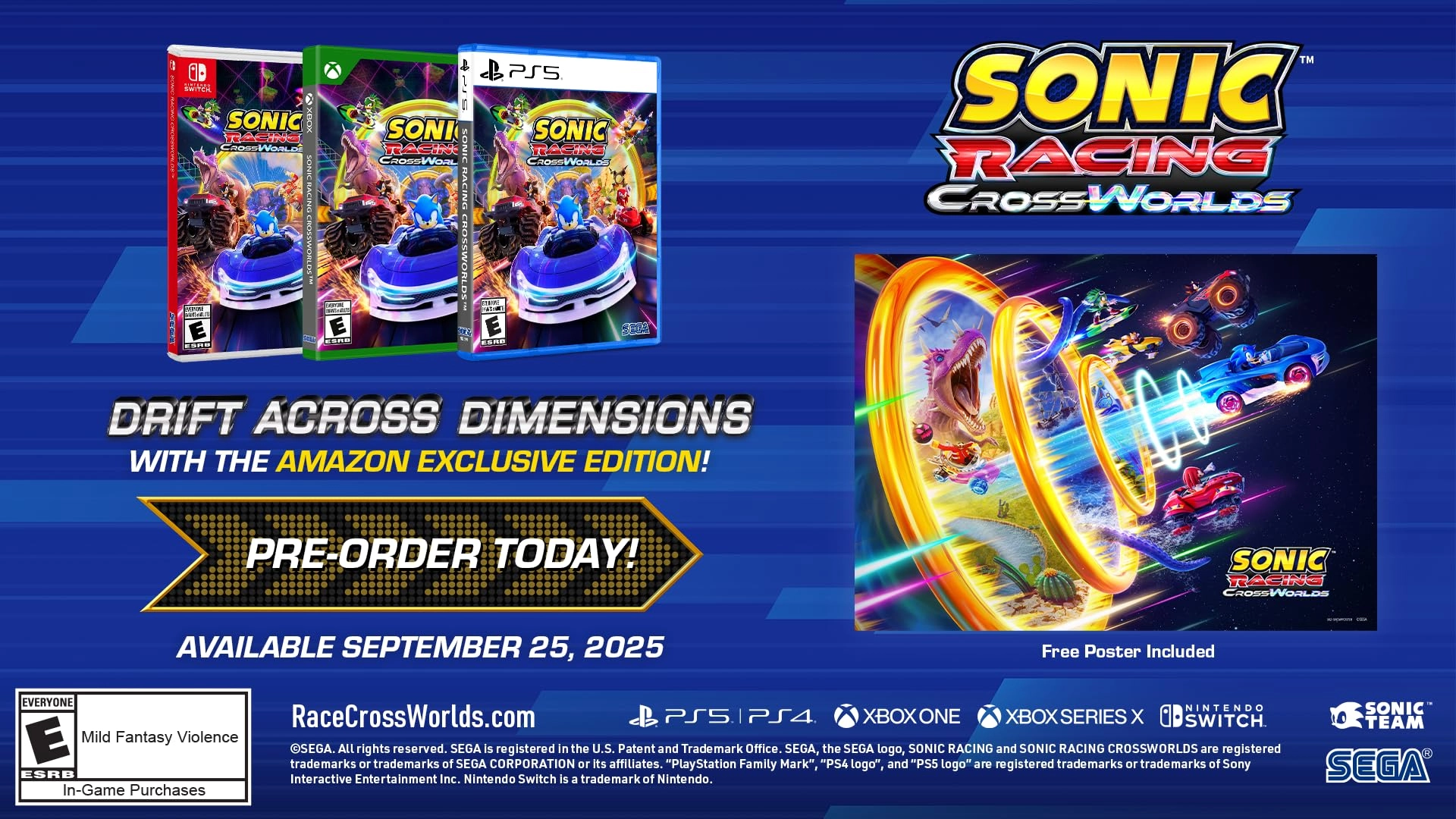 Sonic Racing: CrossWorlds - Xbox Series X