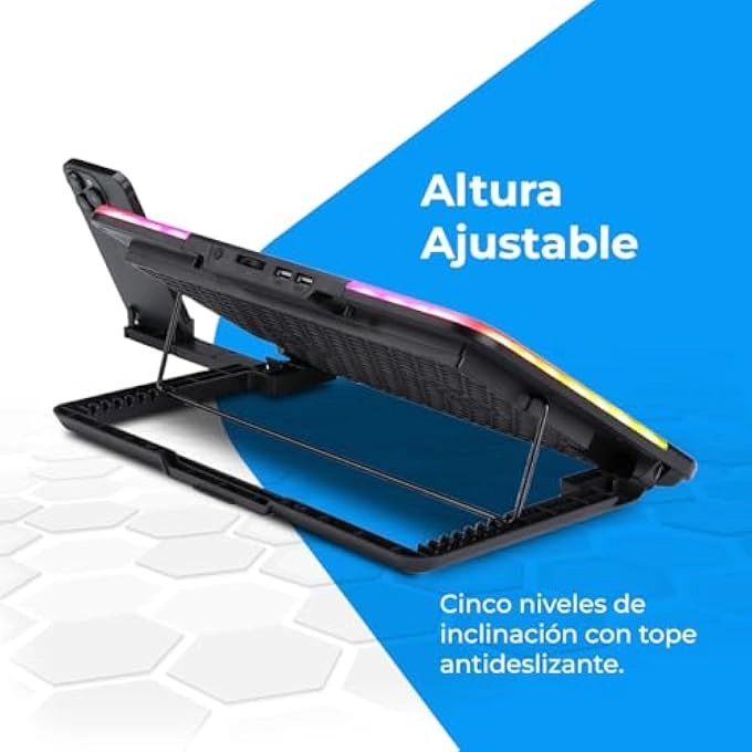 PORTABLE GAMING FRIDGE - 17 INCH 7 RGB LED MODES