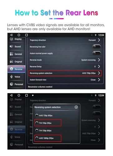 HD Car Rear View Camera - Wire AHD1080P