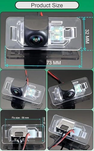 Rear View Camera - Night vision Wire AHD 720P