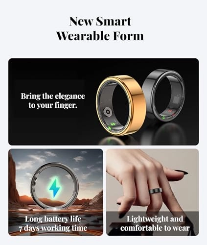 Smart Health Ring - 18.2mm 7Day Camera