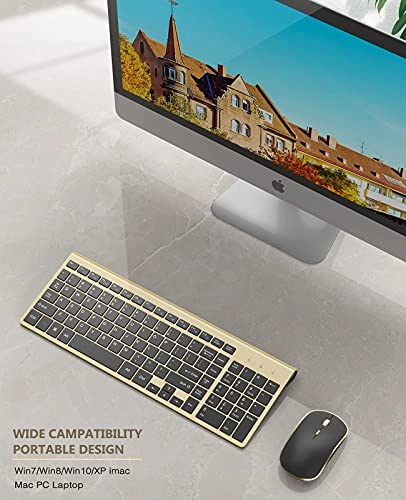 J Wireless Keyboard Mouse Combo - Wireless