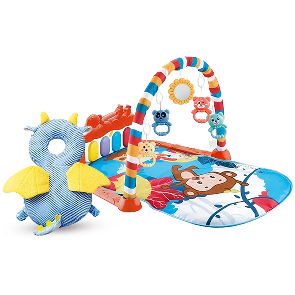 Baby Activity Playmat & Head Support Pillow Set - Suitable for 0 to 12 months