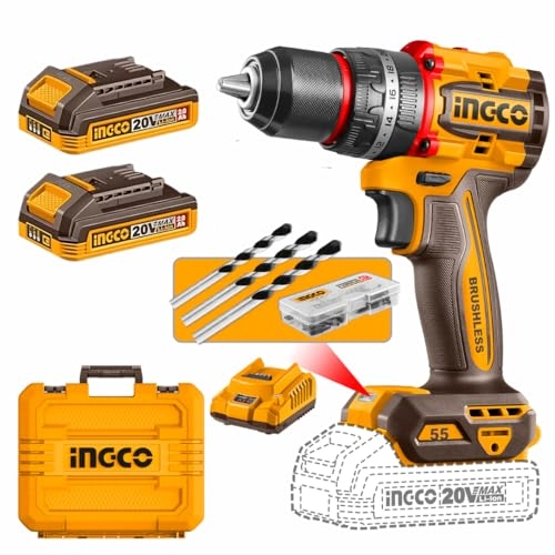 20V Cordless Impact Drill - 2x2.0Ah