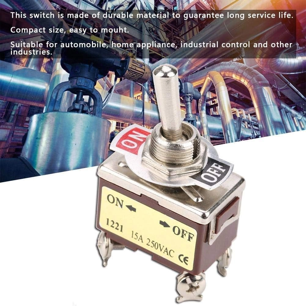 ON-Off 2 Position Toggle Switch - 5 pcs