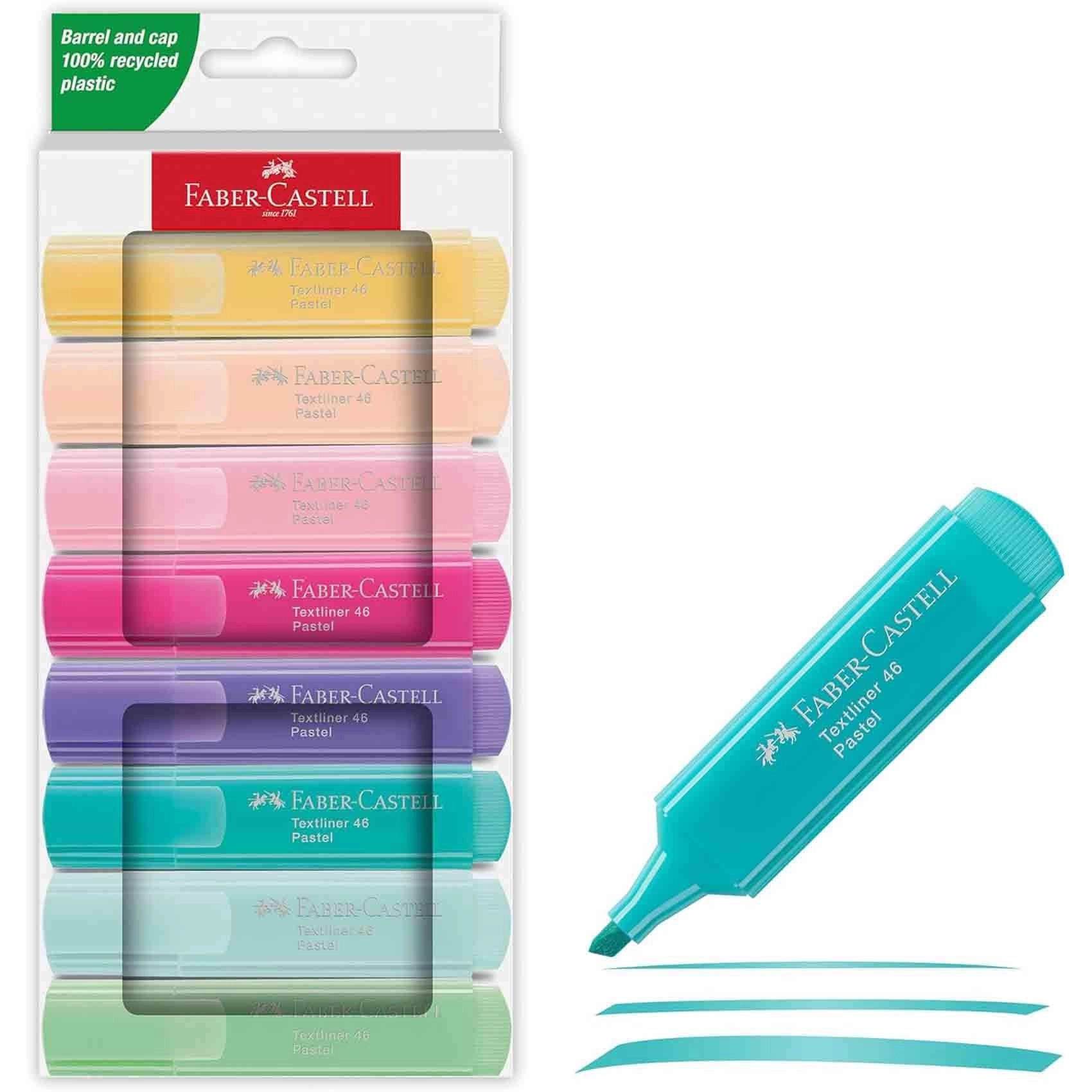 Faber-Castell Pastel Highlighter Set 46 - 8 PCS