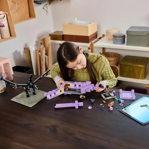 Minecraft The Ender Dragon and End Ship (21264)