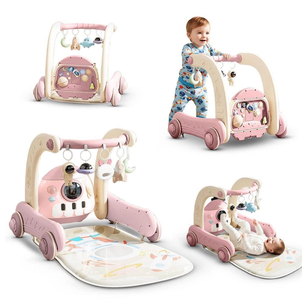 BAYBEE 4-In-1 Baby Musical Activity Walker - Convertible Play Gym 0-36 months