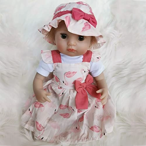 Reborn Baby Doll - 16 Inch Vinyl Cotton Body Pink