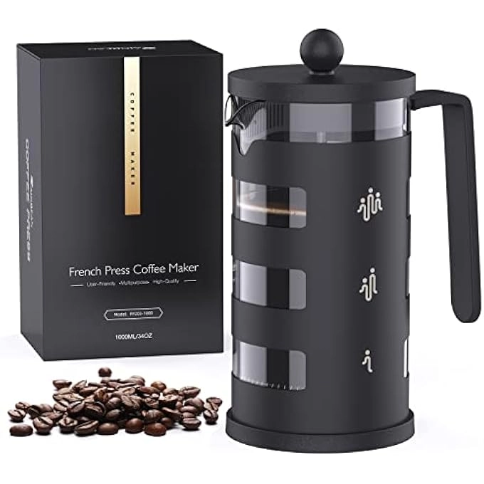 French Press - 12 Oz 1 Cup 3 Level Filtration