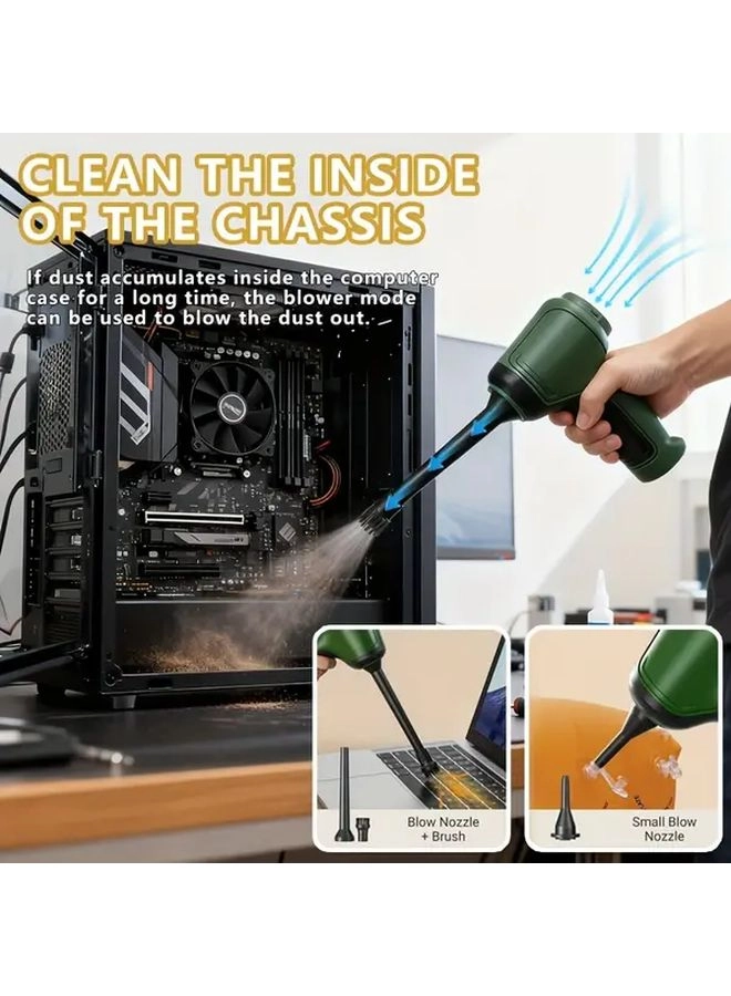 4-in-1 Wireless Handheld Vacuum Cleaner - 2000mAh