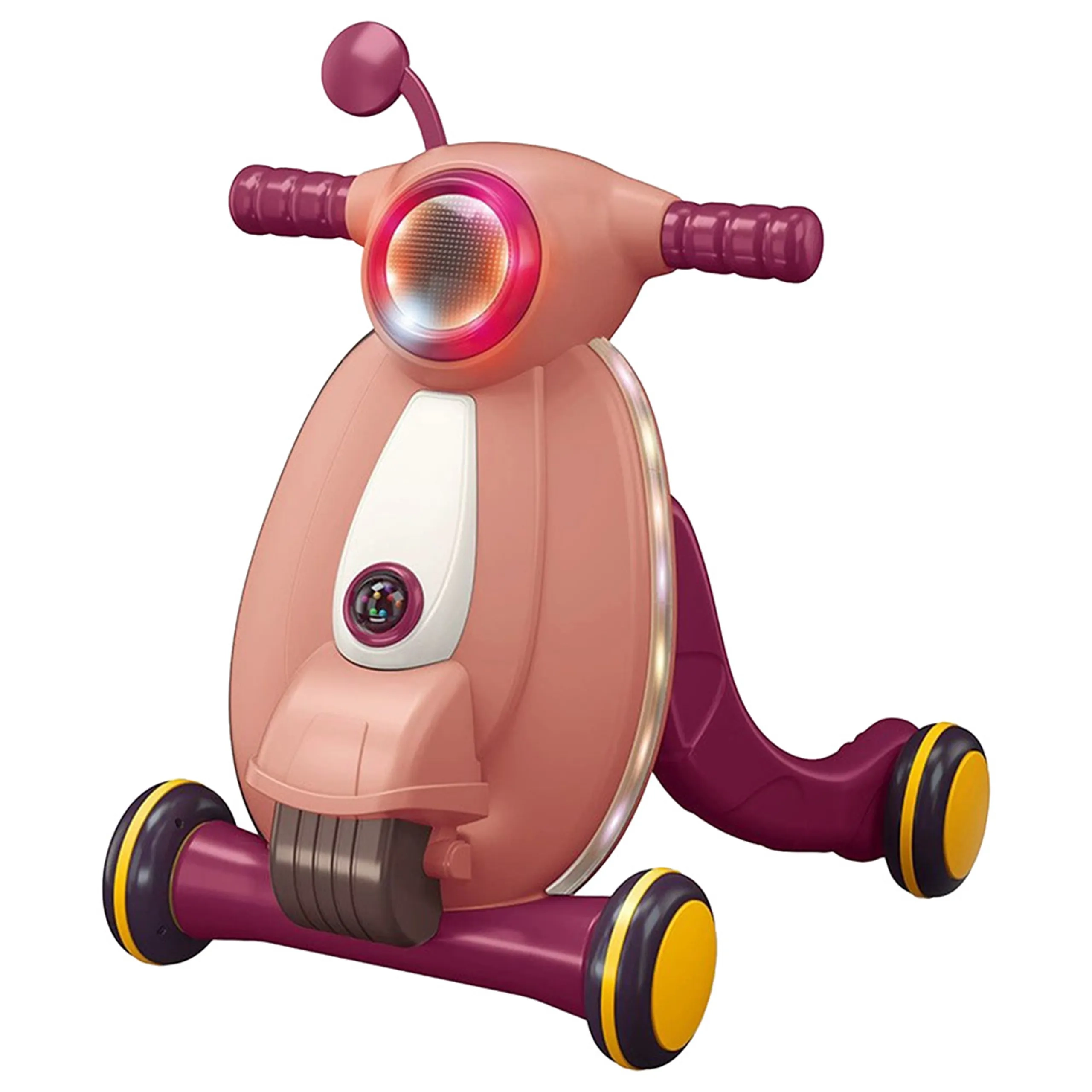 SAMBOX Multifunctional Baby Walker - Light Music Pink