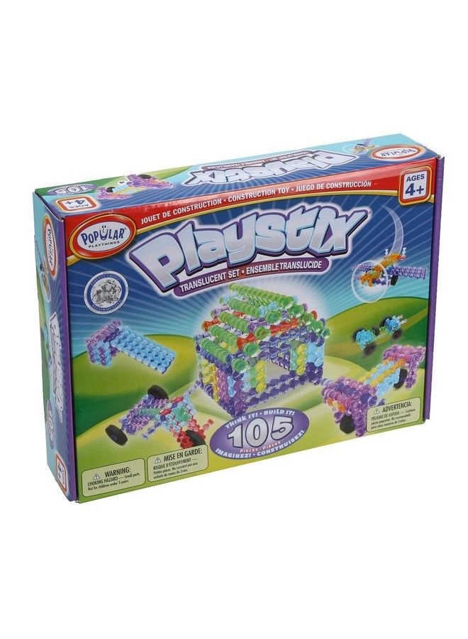 Playstix Translucent Set - Construction 105pcs