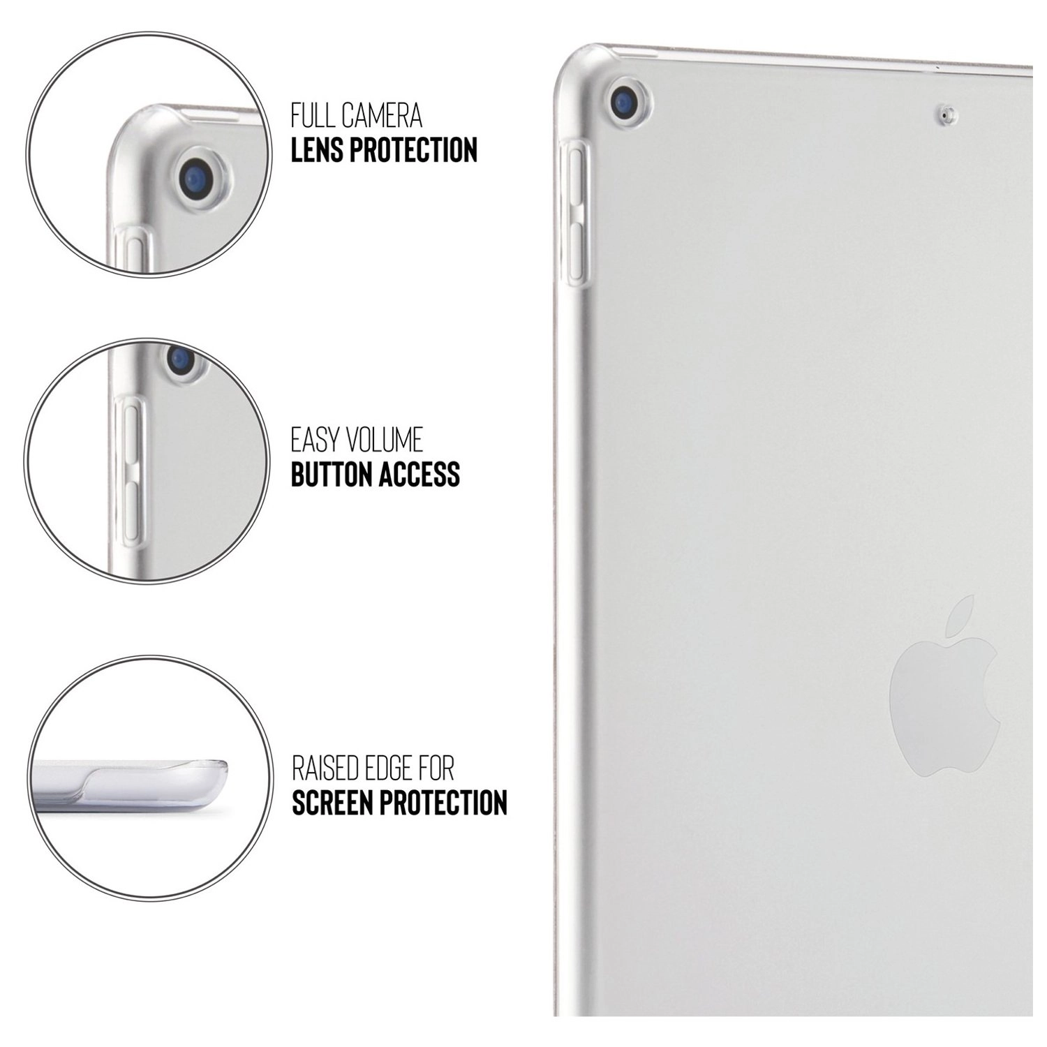 Folio Case with 5-in-1 Stand for iPad 7th Generation 10.2-inch (2019)