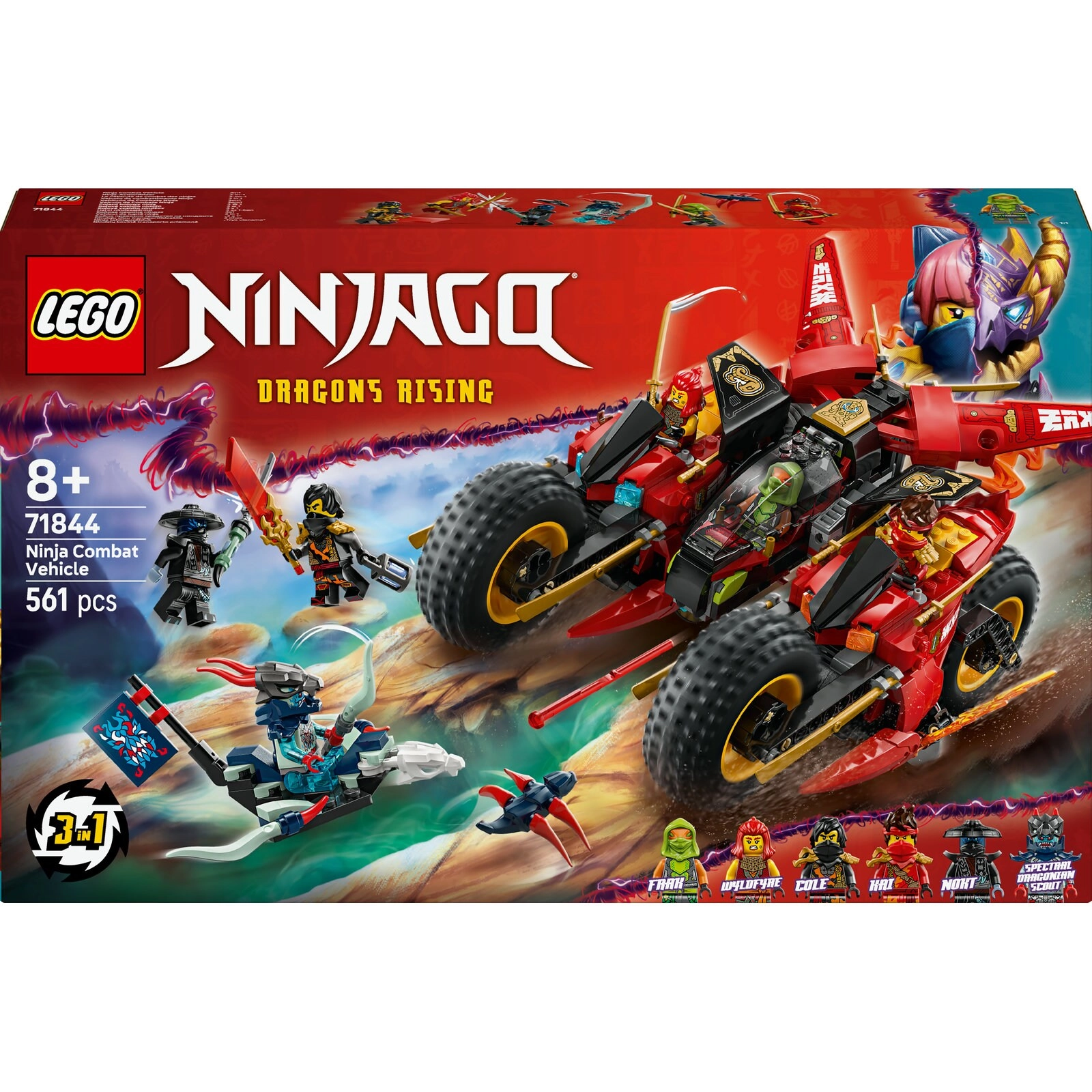 NINJAGO Ninja Combat Vehicle 3-in-1 (71844)