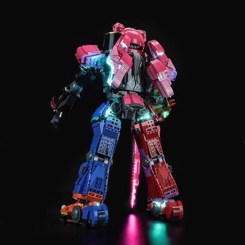 Light kit for LEGO Mecha Team Leader 77078