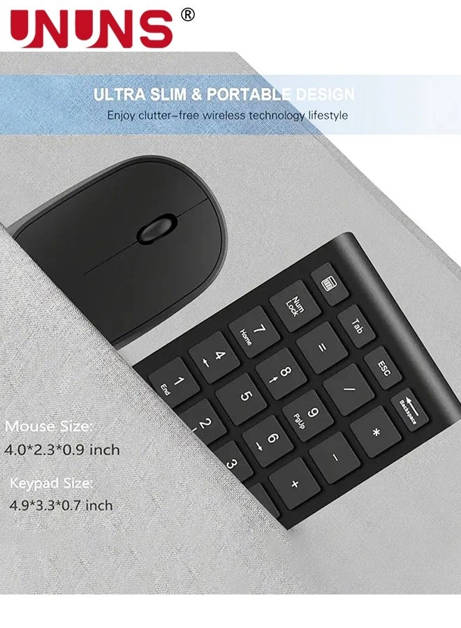 Wireless Number Pad - 2.4GHz + Wireless Mouse