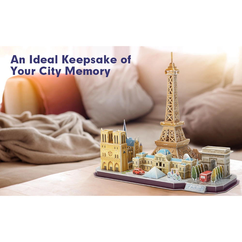 City Line Paris 3D Puzzle (ALGT-MC254H) - 114 pcs