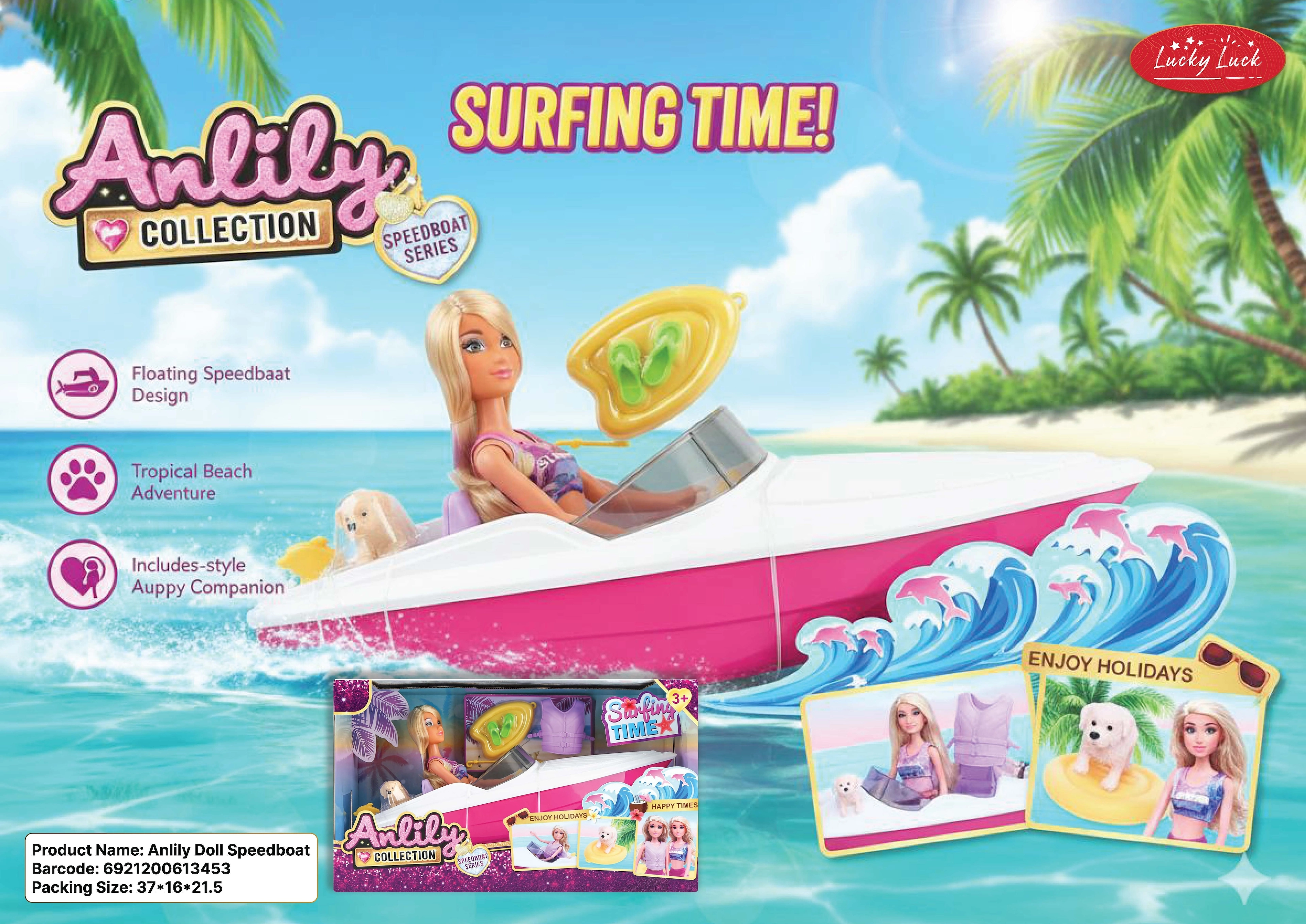 Lucky Luck Toy doll speedboat