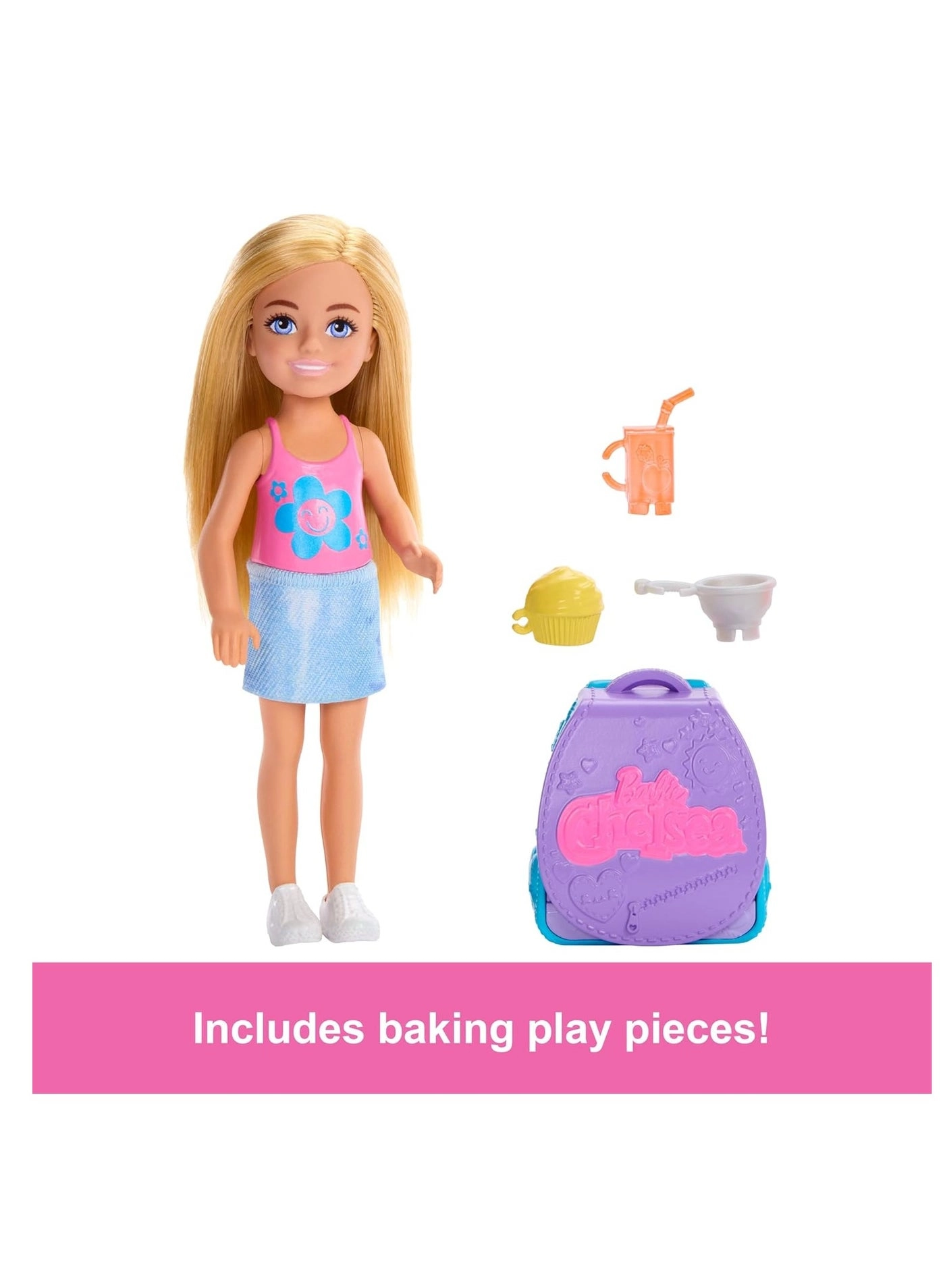 Chelsea Cupcake Baking Backpack Doll - 15.2 cm Ages 3+