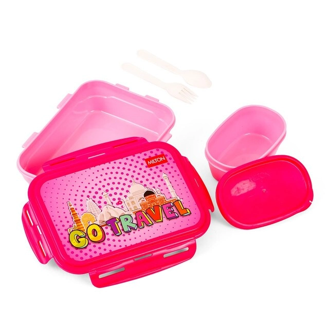 SAM BOX FZE Fun Treat Lunch Box - Pink 1200ml