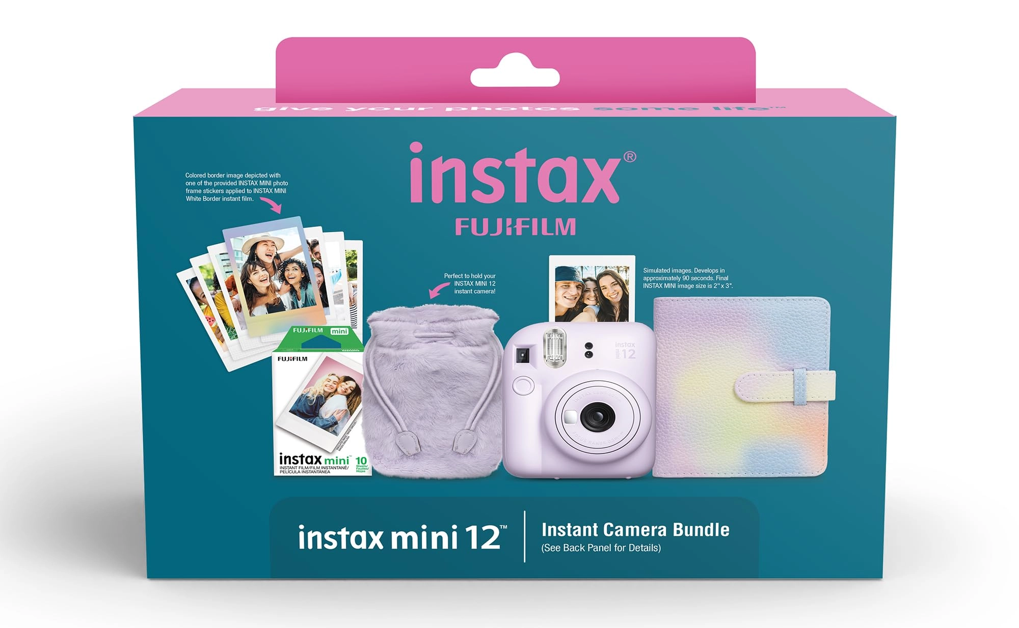 INSTAX MINI 12 - Purple Bundle