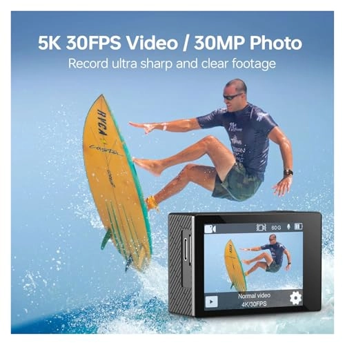 Action Camera - 5K 30FPS 120FPS