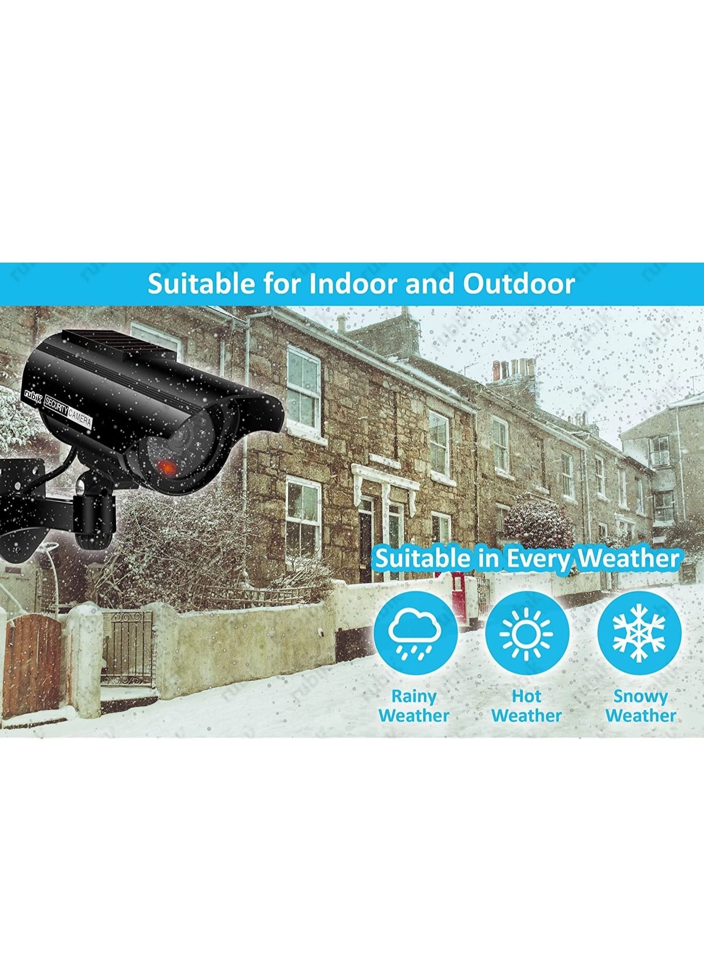 Dummy CCTV Security Camera - Indoor/Outdoor
