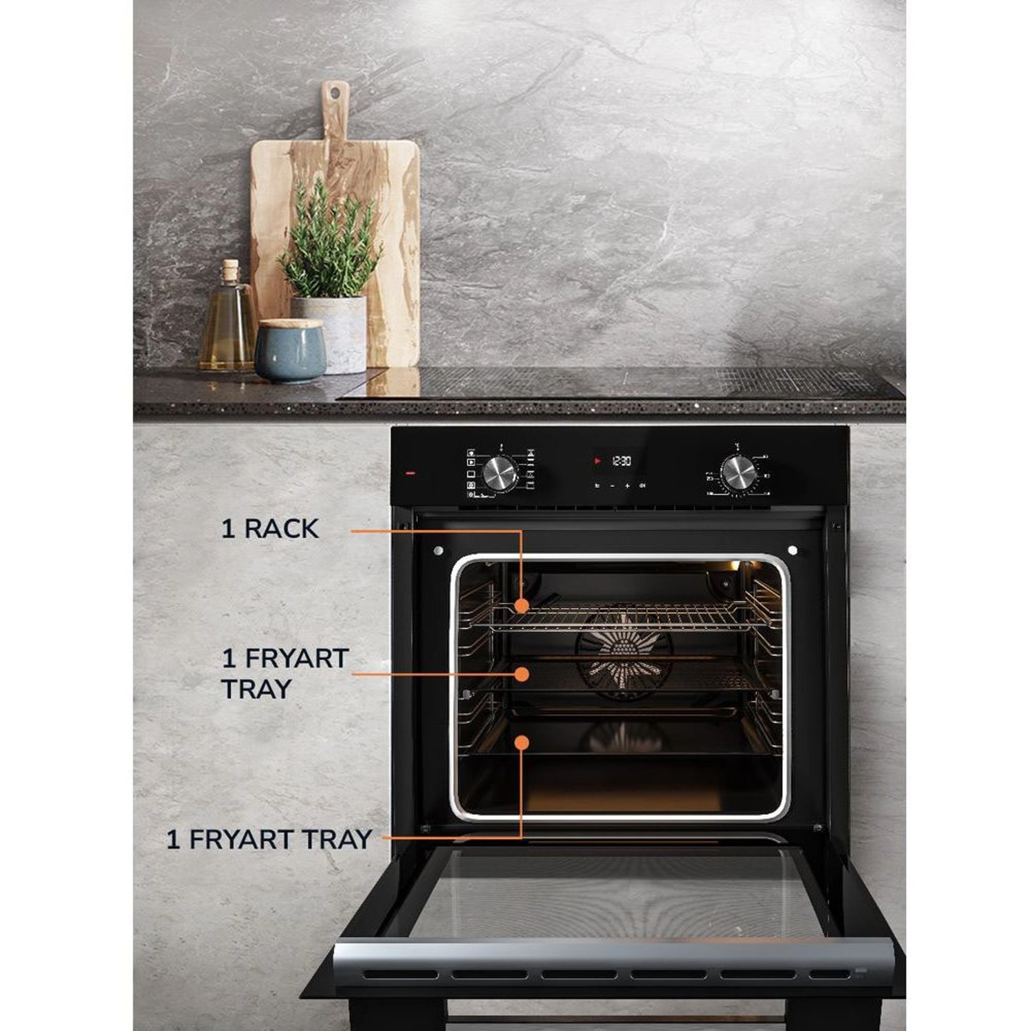 MEO6003BL 60cm Electric Oven
