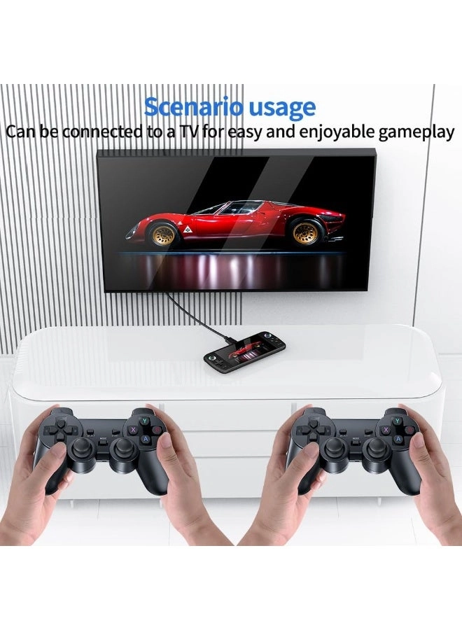 Handheld Gaming Console - Detachable Controllers Widescreen Display