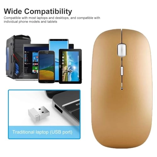 Wireless Bluetooth Gaming Mouse - USB