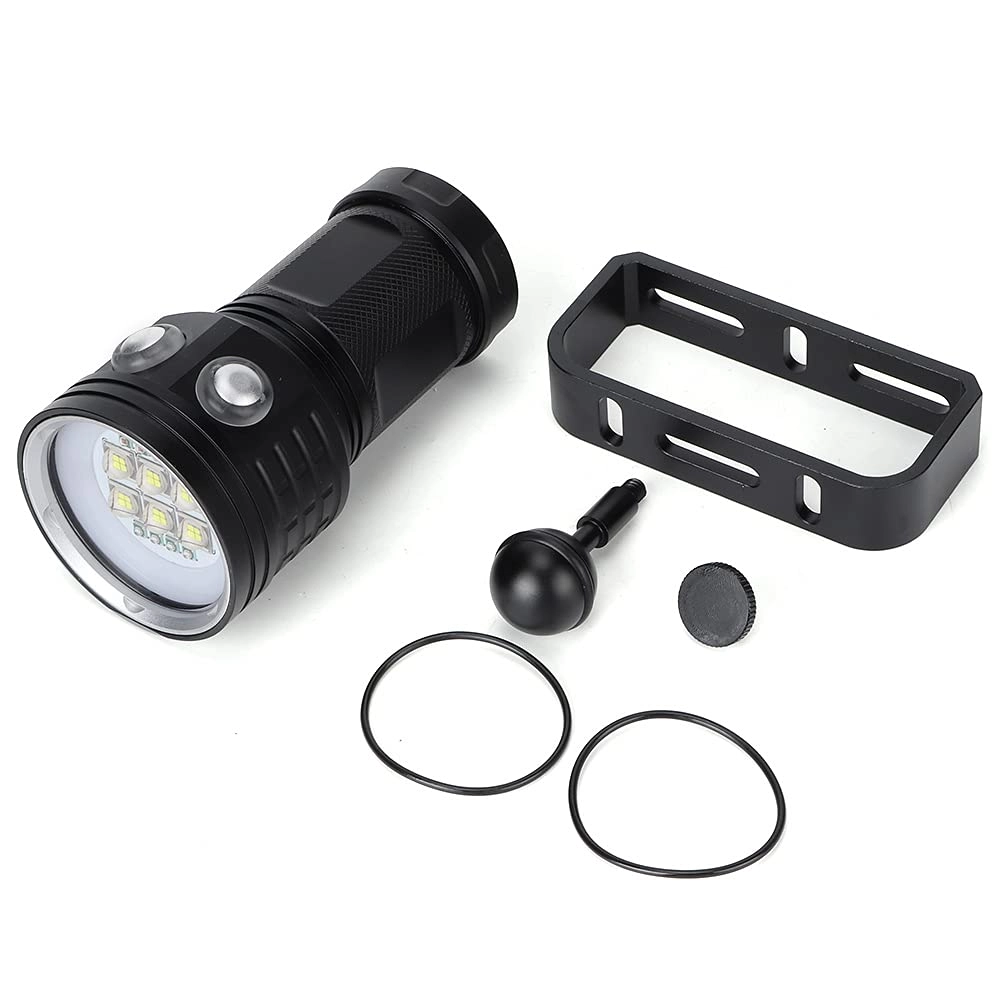 P50 Quad Core Diving Flashlight - 8000LM IPX8