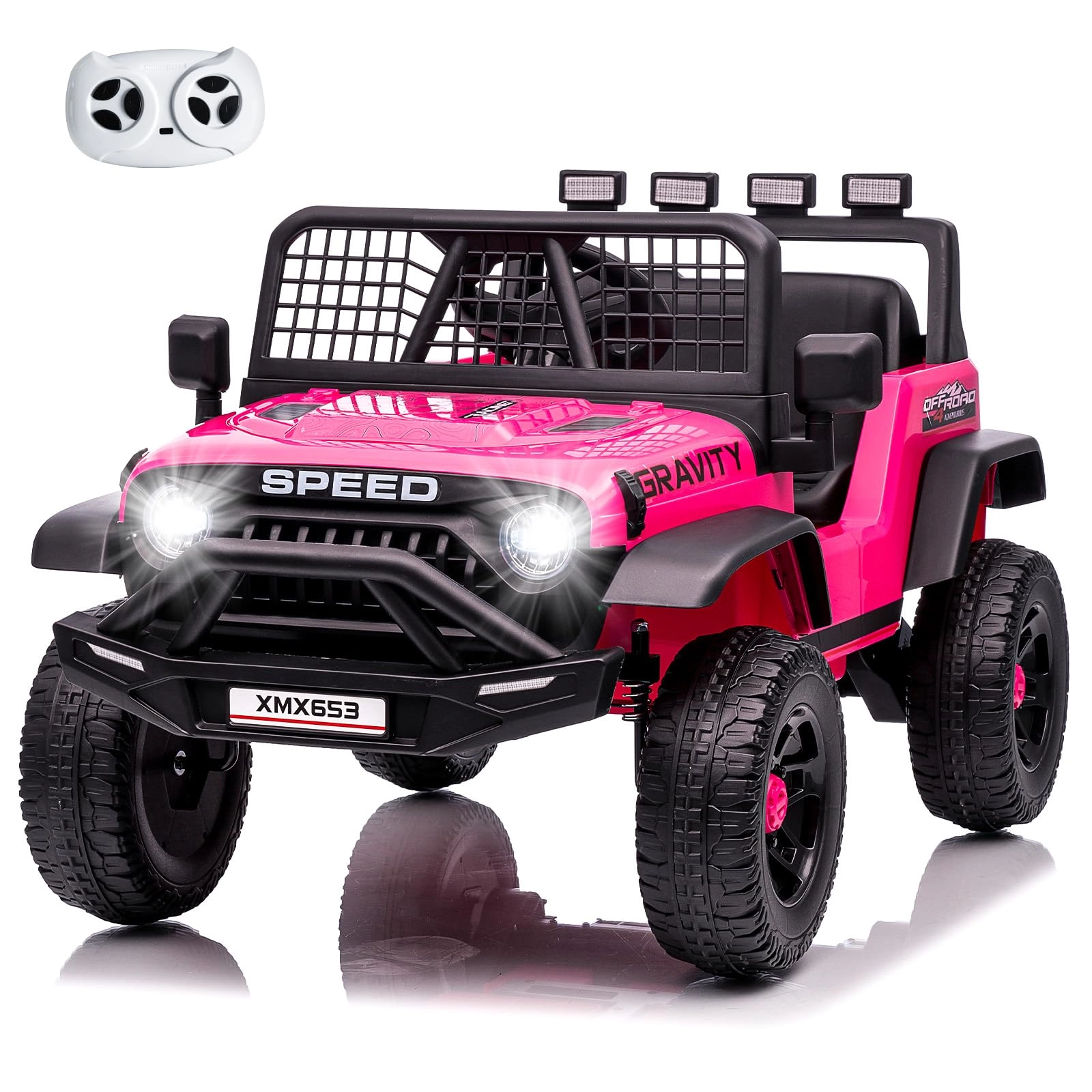 morarise Kids Electric Ride on Car - 12V Dual 45W motors Remote Control