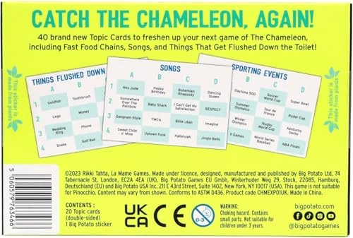 The Chameleon Expansion Pack - Travel Edition